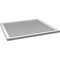 Ekena Millwork Vertical Surface Mount PVC Gable Vent: Functional, w/ 2"W x 1-1/2"P Brickmould Frame, 38"W x 34"H GVPVE38X3402SF - alternate 3